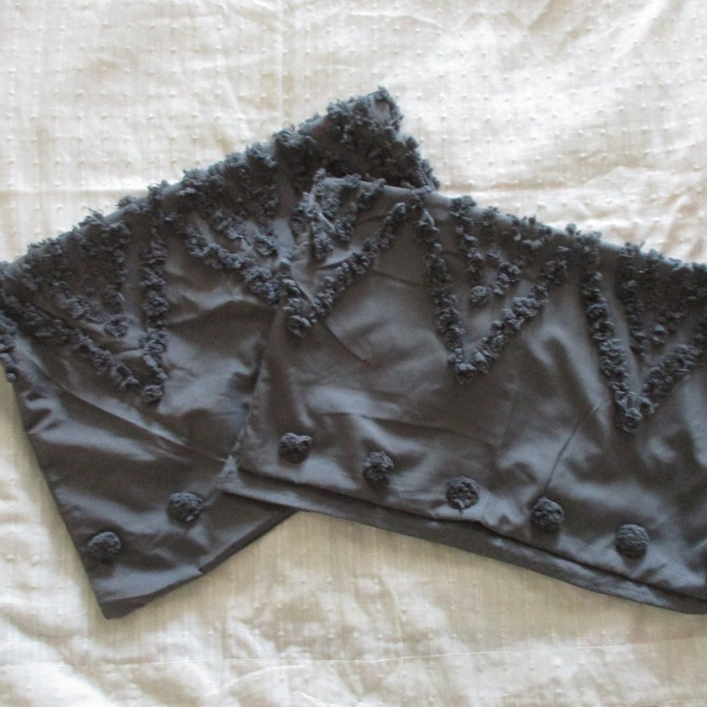 Set of 2 gray Boho pillowcases - Picture 6 of 6